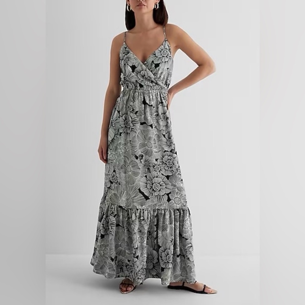 NWT Express Floral Maxi Dress